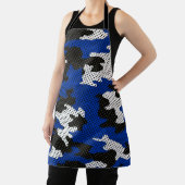 Kentucky Blue White Classic Camo Pattern Schürze (InSitu)