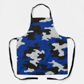Kentucky Blue White Classic Camo Pattern Schürze (Vorderseite)