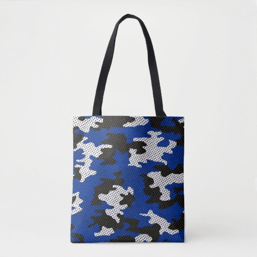 Kentucky Blue White Classic Camo Pattern Tasche (Vorderseite)