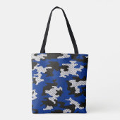 Kentucky Blue White Classic Camo Pattern Tasche (Rückseite)