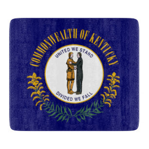 Kentucky: Bluegrass Commonwealth US-Staatsflagge Schneidebrett