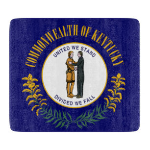 Kentucky: Bluegrass Commonwealth US-Staatsflagge Schneidebrett