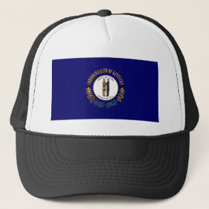 Kentucky: Bluegrass Commonwealth US-Staatsflagge Truckerkappe