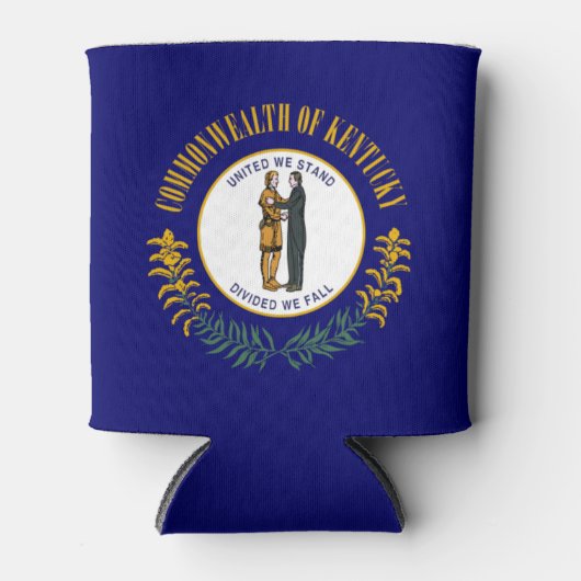 Kentucky: Bluegrass Commonwealth US State Flag Dosenkühler (Vorderseite)