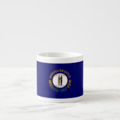 Kentucky: Bluegrass Commonwealth US State Flag Espressotasse (Vorderseite)