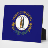 Kentucky: Bluegrass Commonwealth US State Flag Fotoplatte (Seite)