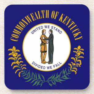 Kentucky: Bluegrass Commonwealth US State Flag Getränkeuntersetzer