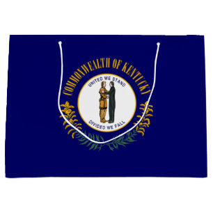 Kentucky: Bluegrass Commonwealth US State Flag Große Geschenktüte