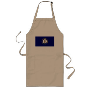 Kentucky: Bluegrass Commonwealth US State Flag Lange Schürze