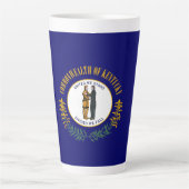 Kentucky: Bluegrass Commonwealth US State Flag Milchtasse (Vorderseite)