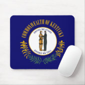 Kentucky: Bluegrass Commonwealth US State Flag Mousepad (Mit Mouse)