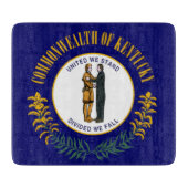 Kentucky: Bluegrass Commonwealth US State Flag Schneidebrett (Vorderseite)