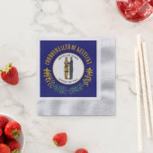 Kentucky: Bluegrass Commonwealth US State Flag Serviette (Beispiel)