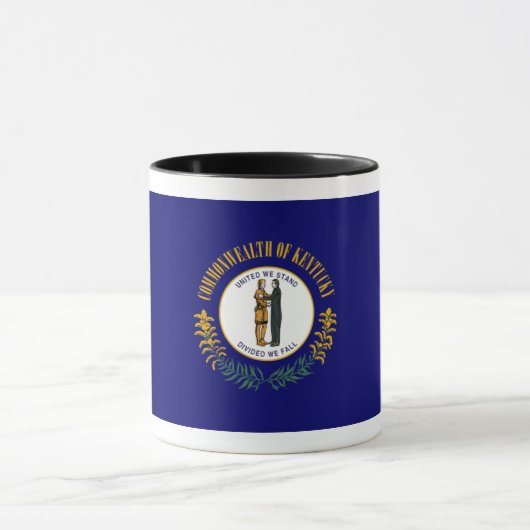 Kentucky: Bluegrass Commonwealth US State Flag Tasse (Zentrum)