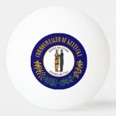 Kentucky: Bluegrass Commonwealth US State Flag Tischtennisball (Vorderseite)
