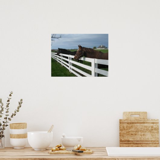 Kentucky Bluegrass Country Poster (Küche)