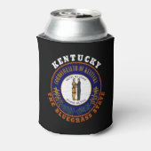 KENTUCKY BLUEGRASS STAAT FLAG DOSENKÜHLER (Kanne Rückseite)