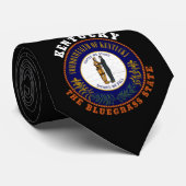 KENTUCKY BLUEGRASS STAAT FLAG KRAWATTE (Gerollt)