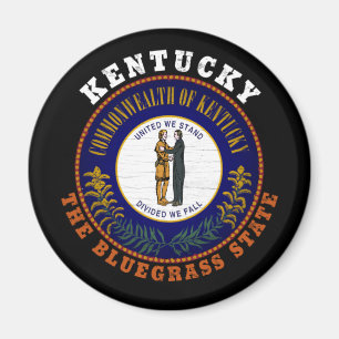 KENTUCKY BLUEGRASS STAAT FLAG MAGNET