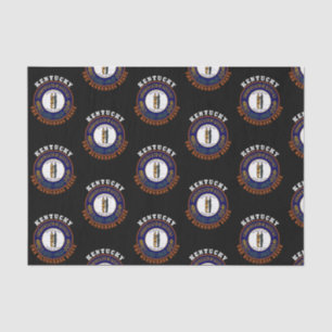 KENTUCKY BLUEGRASS STAAT FLAG SEIDENPAPIER