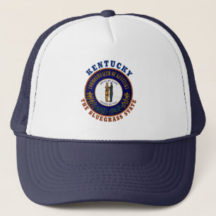 KENTUCKY BLUEGRASS STAAT FLAG TRUCKER HAT TRUCKERKAPPE