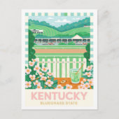 Kentucky Bluegrass Staat USA Summer Travel Postkarte (Vorderseite)