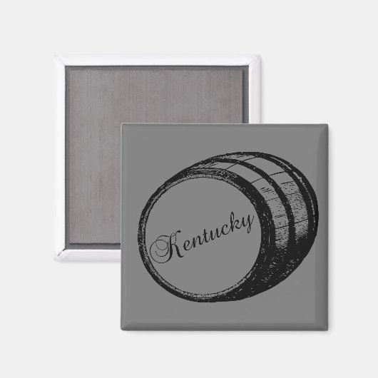 Kentucky Bourbon Magnet (Vorderseite/Rückseite)