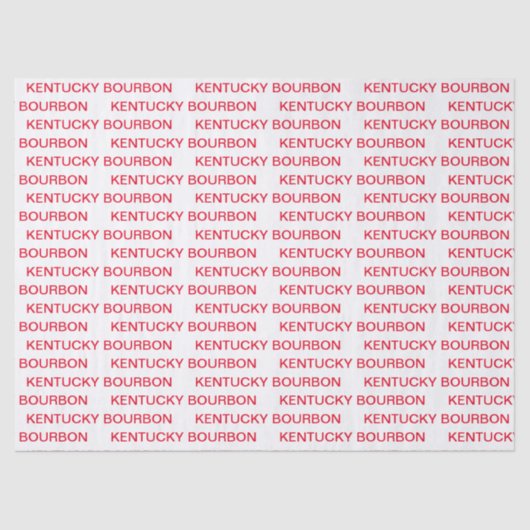 KENTUCKY BOURBON SEIDENPAPIER (Vorderseite)