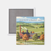 Kentucky Bourbon Trail Magnet (Vorderseite/Rückseite)