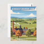 Kentucky Bourbon Trail Postkarte (Vorne/Hinten)