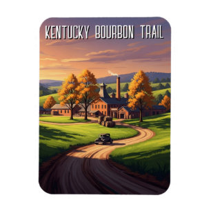 Kentucky Bourbon Trail Reise Magnet