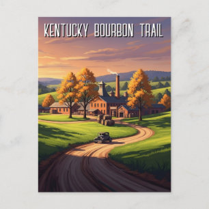 Kentucky Bourbon Trail Reise Postkarte