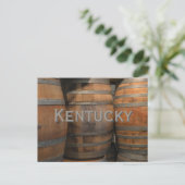 Kentucky Bourbon Wood Barrel Kegs Photographic Postkarte (Stehend Vorderseite)