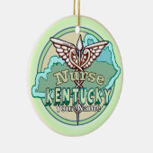 Kentucky Caduceus Krankenschwester Keramik Ornament (Rechts)