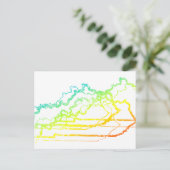 kentucky chill blur postkarte (Stehend Vorderseite)