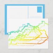 kentucky chill blur postkarte (Vorne/Hinten)