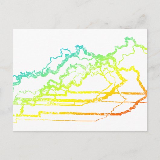 kentucky chill blur postkarte (Vorderseite)