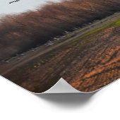 Kentucky Church am frühen Morgen mit Donne Gedicht Poster (Ecke)