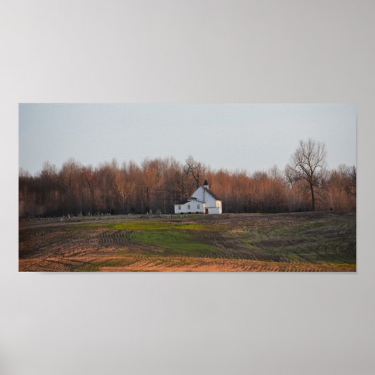 Kentucky Church at Early Morning Poster (Vorne)
