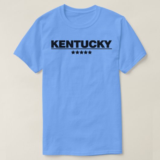 Kentucky City Text BW TShirt (Design vorne)