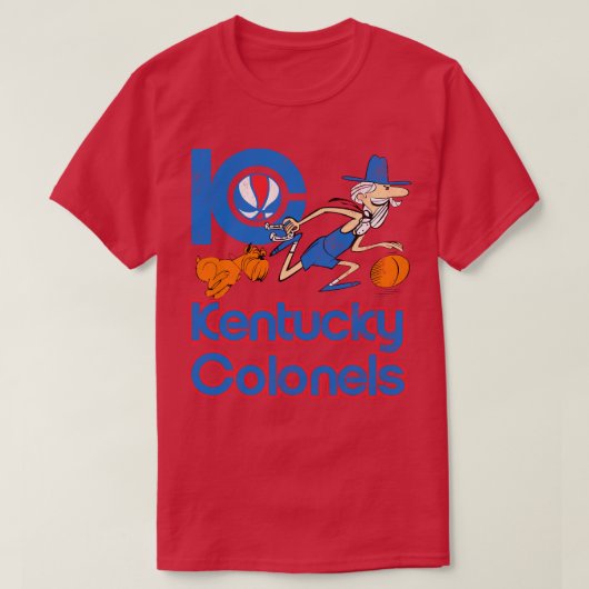 Kentucky Colonels 70er Basketball T-Shirt (Design vorne)