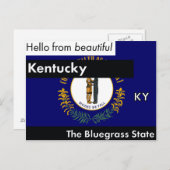 Kentucky Der Bluegrass-Staat Postkarte (Vorne/Hinten)