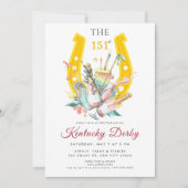Kentucky Derby 151st Invitation with Horseshoe Einladung (Vorderseite)