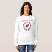Kentucky Derby 1875 Laufen für die Rose Sweatshirt (Vorne ganz)