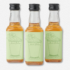 Kentucky Derby Alkoholflaschenetikett