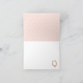 Kentucky Derby Baby Dusche Danke Cards Girl (Innenseite)