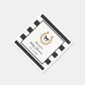 Kentucky Derby Baby Shower Drink Napkins Serviette (Ecke)