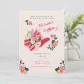 Kentucky Derby Birthday Party Einladung (Stehend Vorderseite)