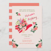 Kentucky Derby Birthday Party Einladung (Vorne/Hinten)