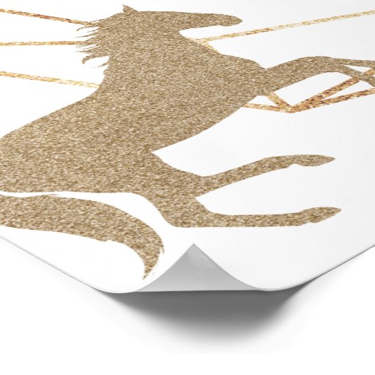 Kentucky Derby Brautparty Begrüßungszeichen Poster (Ecke)